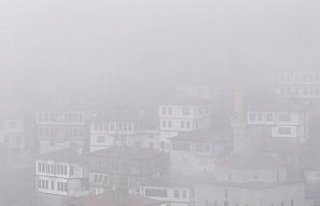 Safranbolu'nun tarihi yapıları sisle kaplandı