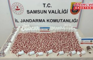 Samsun'da 7 bin uyuşturucu hap ele geçirildi