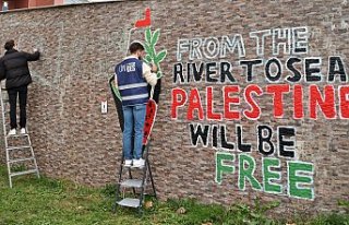 Samsun'da üniversite öğrencilerinden Filistin'e...