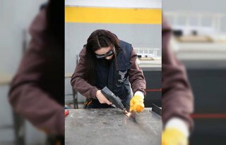 Samsun'da eğitimlerini tamamlayan 6 kadın kaynak...