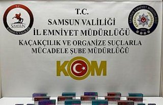 Samsun'da kaçakçılık operasyonunda 2 zanlı...