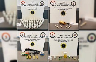 Samsun'da uyuşturucu operasyonlarında 5 zanlı...