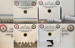 Samsun'da uyuşturucu operasyonunda 5 zanlı...