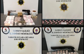 Samsun'da uyuşturucu operasyonunda 7 zanlı...