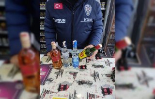 Samsun'da yılbaşı öncesi alkollü içki satış...