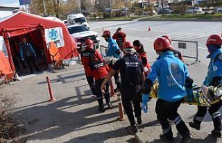 Sinop'ta deprem tatbikatı yapıldı