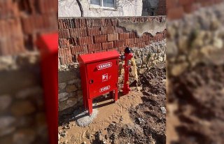 Suluova’da 16 köye yangın hidrant sistemi kuruldu