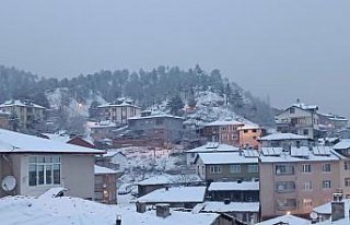 Tosya'da kar yağışı etkili oluyor