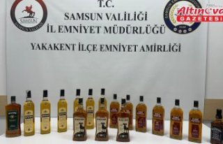 Yakakent'te sahte ve kaçak alkollü içki operasyonu...