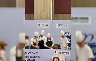 Yeniçağalı öğrenciler uluslararası yemek yarışmasında...