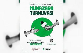 “Yeşilay Münazara Yarışması“ başvuruları...