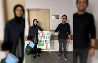 Yeşilay Tokat Şubesinden hastane ziyareti