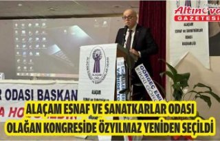 Alaçam Esnaf ve Sanatkarlar Odası olağan kongreside...