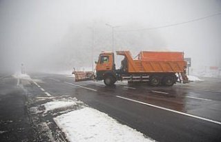 Bolu Dağı'nda sis etkili oldu