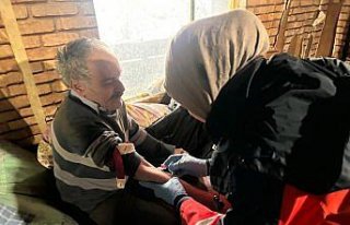 Giresun'da görme engelli KOAH hastası UMKE...