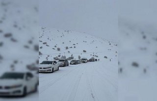 Gümüşhane-Erzincan kara yolu kontrollü olarak...