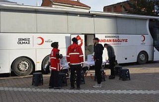 Havza'da 54 ünite kan bağışı alındı