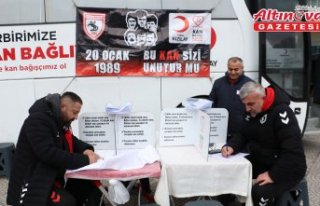 Kan bağışı yapanlara Samsunspor forması ve maç...