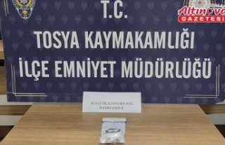 Kastamonu'da uyuşturucu operasyonunda yakalanan...