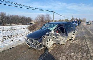 Kastamonu'da cip ile otomobilin çarpıştığı...