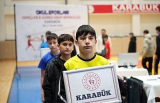 Okul Sporları Güreş Grup Müsabakaları, Karabük'te...
