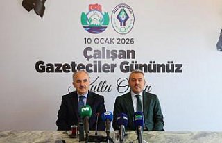 Rize Valisi Baydaş ve Belediye Başkanı Metin basın...