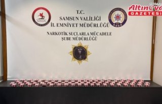 Samsun'da 4 bin 410 uyuşturucu hap ele geçirildi