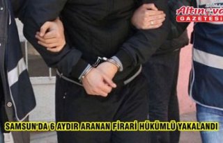 Samsun'da 6 aydır aranan firari hükümlü yakalandı