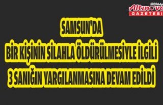 Samsun'da bir kişinin silahla öldürülmesiyle...