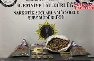 Samsun'da eski kız arkadaşının evine uyuşturucu...