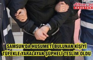 Samsun'da husumeti bulunan kişiyi tüfekle yaralayan...