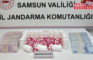 Samsun'da uyuşturucu operasyonunda 2 şüpheli...