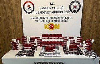 Samsun'da 23 bin 160 makaron ele geçirildi