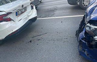 Samsun'da 3 aracın karıştığı trafik kazasında...