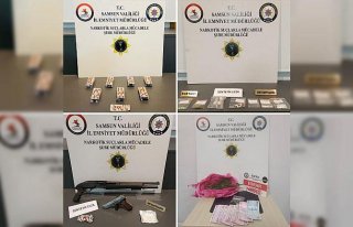 Samsun'da uyuşturucu operasyonlarında 6 zanlı...