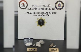 Samsun'da uyuşturucu operasyonunda 4 şüpheli...