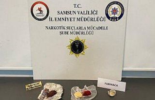 Samsun'da uyuşturucu operasyonunda 4 zanlı...