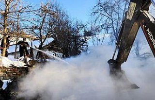 Sinop'ta ahırda çıkan yangında 9 büyükbaş...