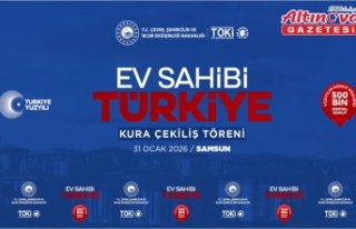 TOKİ Samsun 500 Konut Kura Çekilişi Canlı Yayında