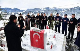Trabzon Valisi Şahin'den şehit Eren Bülbül...