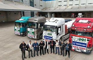 Amasya'dan Suriye'ye gönderilen 5 yardım...