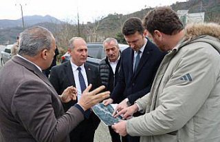 Arhavi OSB'de sondaj çalışması başladı