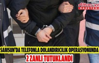 Bafra'da telefonla dolandırıcılık operasyonunda...