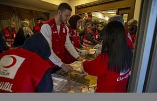 Bolu'da Filistinli öğrenciler Kızılayın...