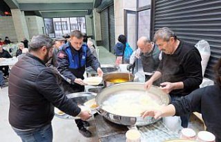Bozkurt'ta kurulan ramazan çadırında ilk iftar...