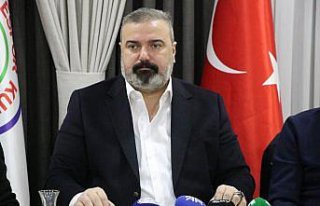 Çaykur Rizespor Kulübü Başkan İbrahim Turgut,...