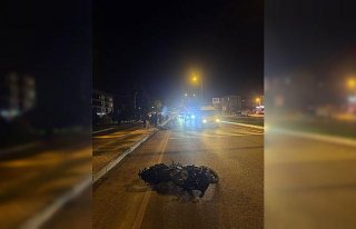 Düzce'de iki motosikletin çarpışması sonucu...