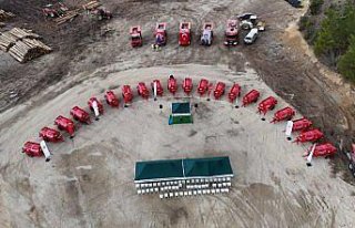 Karabük'te orman yangınlarına karşı köylere...