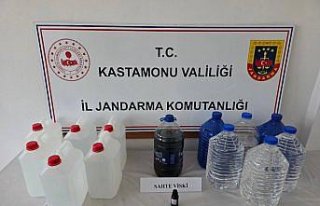 Kastamonu'da sahte içki operasyonunda 12 zanlı...