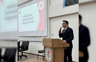 Merzifon'da “IBAN Tuzağı“ konferansı düzenlendi